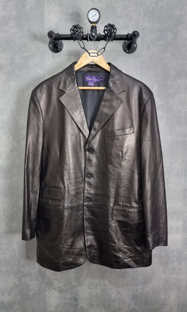 Ralph Lauren Purple Label Lambskin Leather Jacket, Men's Fashion, Coats,  Jackets and Outerwear on Carousell