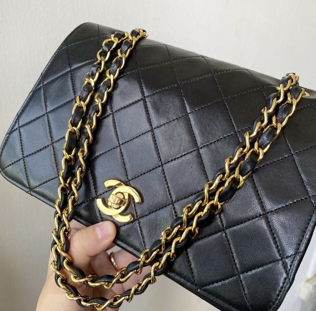 RARE• Chanel Vintage Full Flap Bag (Series 0), Women's Fashion