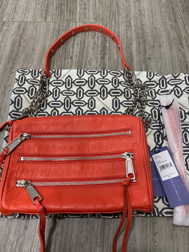 Rebecca minkoff orange bag Women s Fashion Bags Wallets Cross body Bags on Carousell