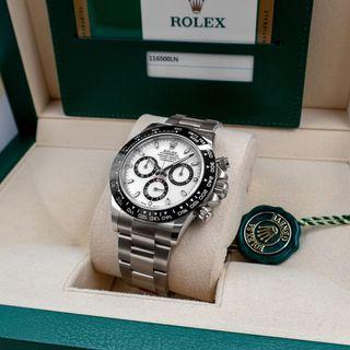 Rolex Cosmograph Daytona Panda White Dial - May 2019