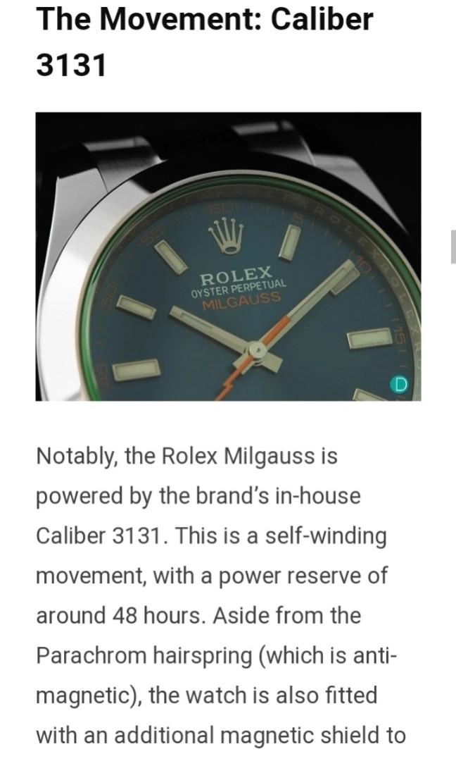ROLEX MILGAUSS (POSTCARD ONLY) Mon MAY 9,2022 (Category: Luxury Watches) located in Manila. Submitted by r_angkas (Listing ID 1159629902, Image 3). Description: .