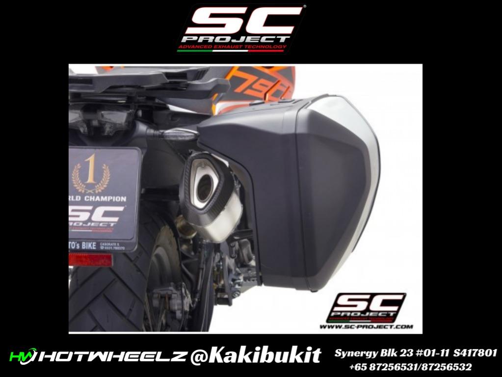 SC PROJECT EXHAUSTS - KTM 890 ADVENTURE (2021) - S/ R SC1-R TITANIUM ...
