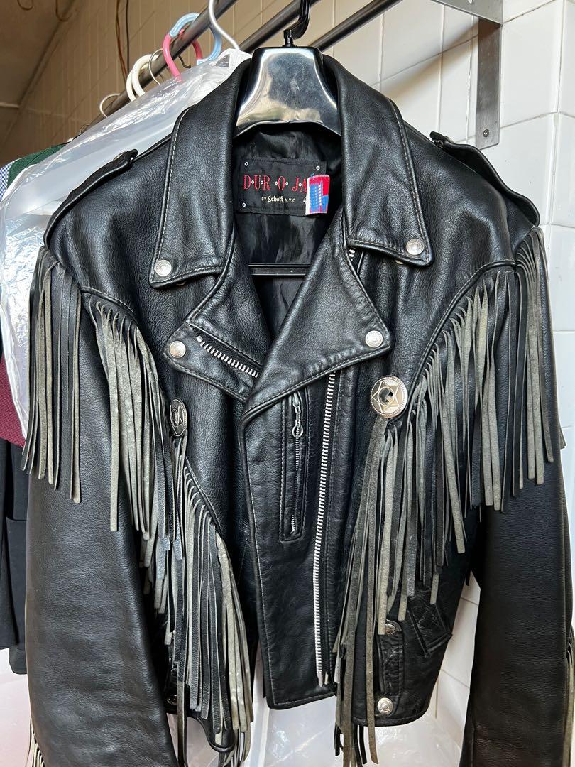 Schott Fringed Leather Jacket