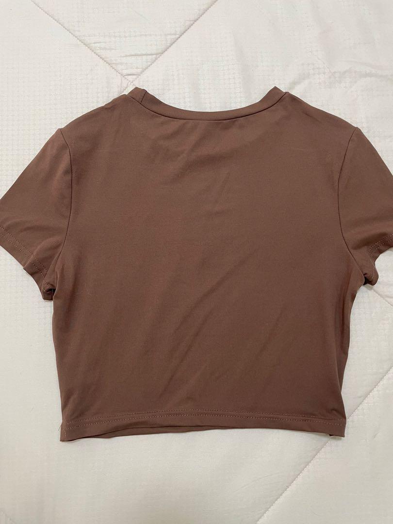 shein cowgirl crop tee, Women's Fashion 