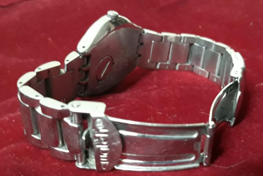 Swatch irony stainless steel sr726sw sales