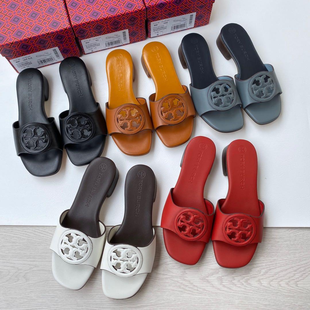 Tory Burch Bombe Miller Slides, Women's Fashion, Footwear, Sandals on  Carousell