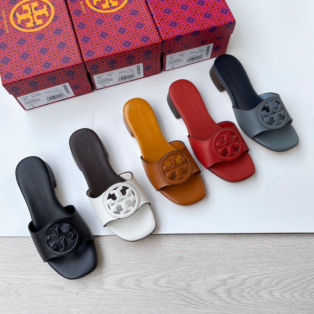 Tory Burch Bombe Miller Slides Women s Fashion Footwear Sandals