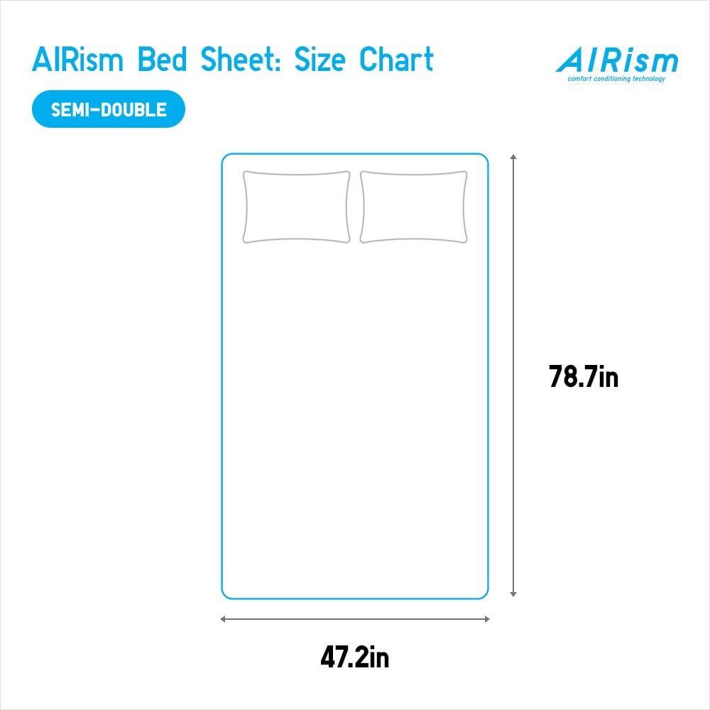 BNEW Uniqlo AIRism Bedsheet (Double) Dark Brown, Furniture & Home