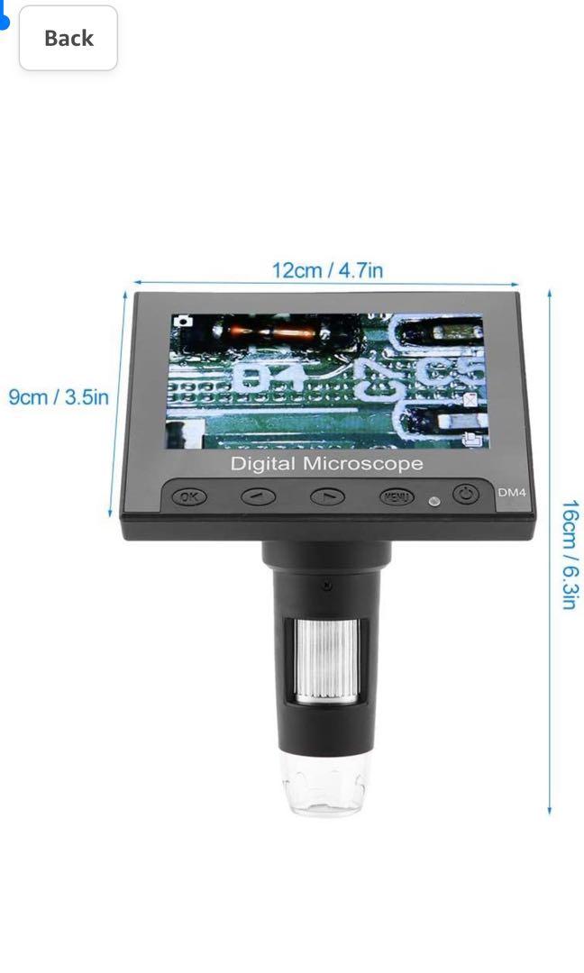 USB Microscope DM4 500/1000X Magnification 720p Screen Resolution