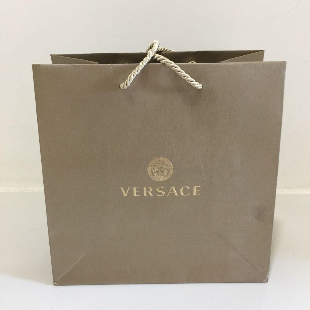 Versace Paper Bag, Luxury, Bags & Wallets on Carousell