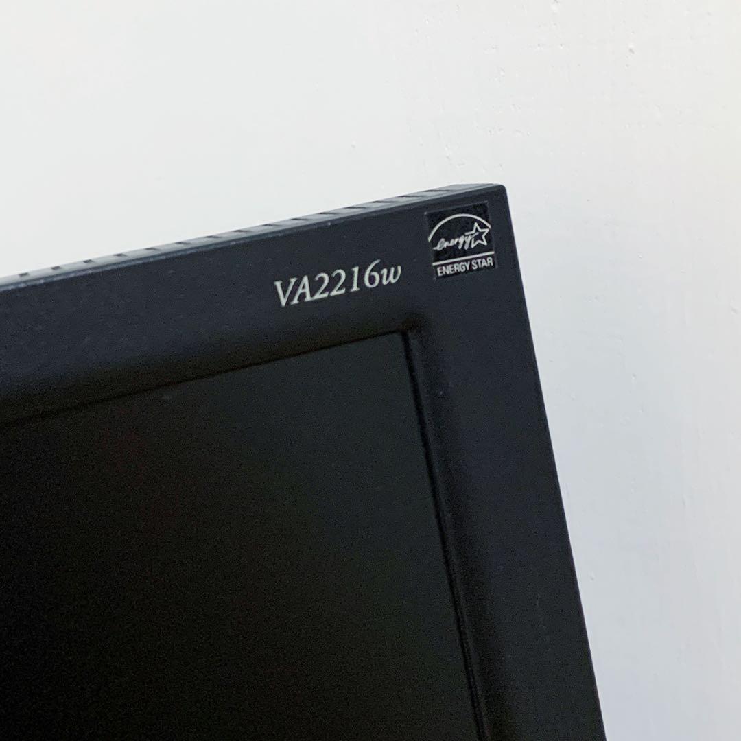 VIEWSONIC 22吋 彩色液晶顯示器 三隻鳥 螢幕 LED 寬螢幕 裸機 VA2216W-2 OTH-M TP0-22 #吃土, 電腦及 ...