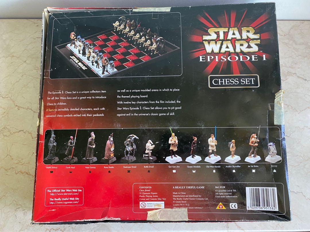 Star Wars 1999 Schach 3D Chess A La Carte New Boxed Sealed Rare VIntage  Trilogy