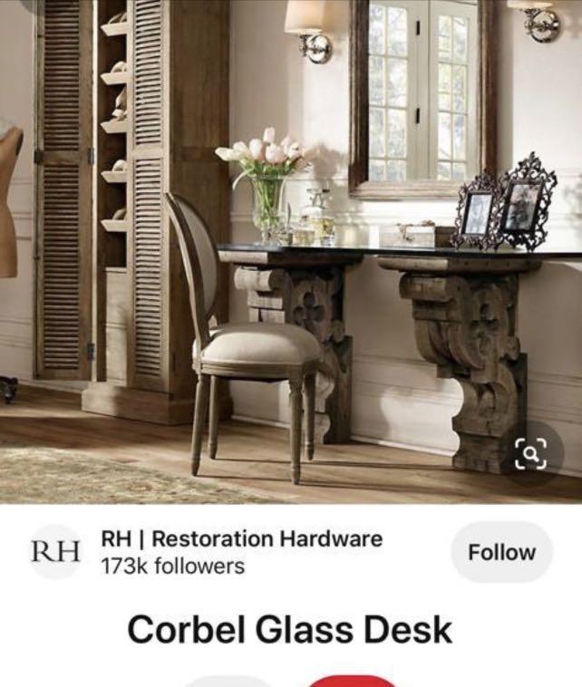 Restoration hardware corbel desk discount