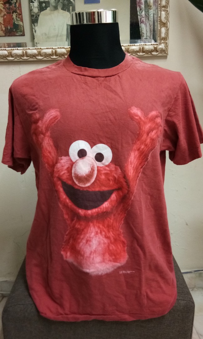 vintage Elmo 90s, Men's Fashion, Tops & Sets, Formal Shirts on Carousell