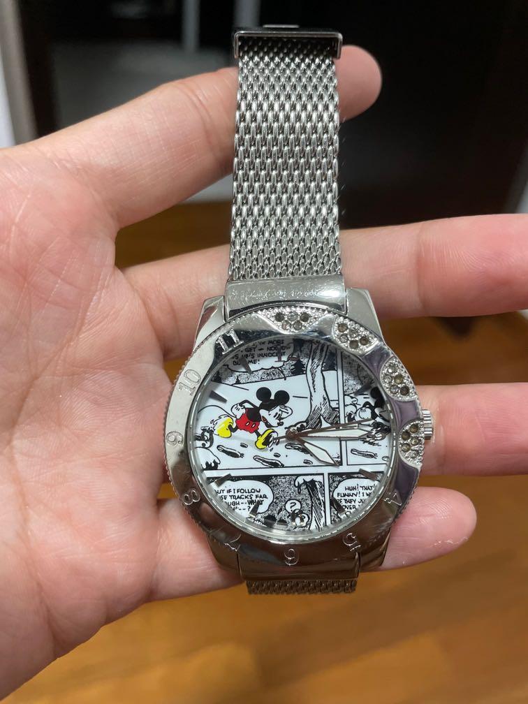 Vintage Mickey Mouse watch Luxury Watches on Carousell