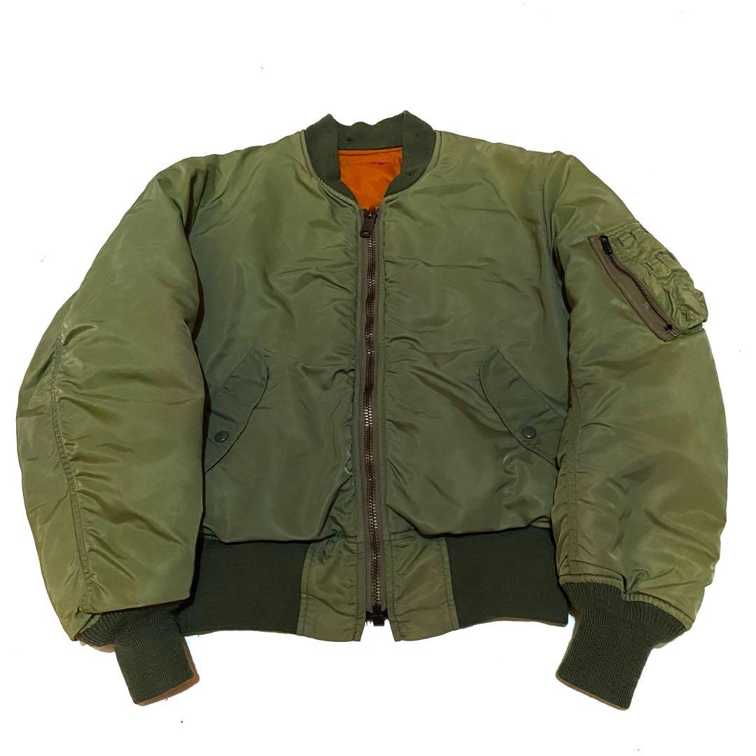 Vintage Rare Real McQueen MA-1 Bomber Jacket