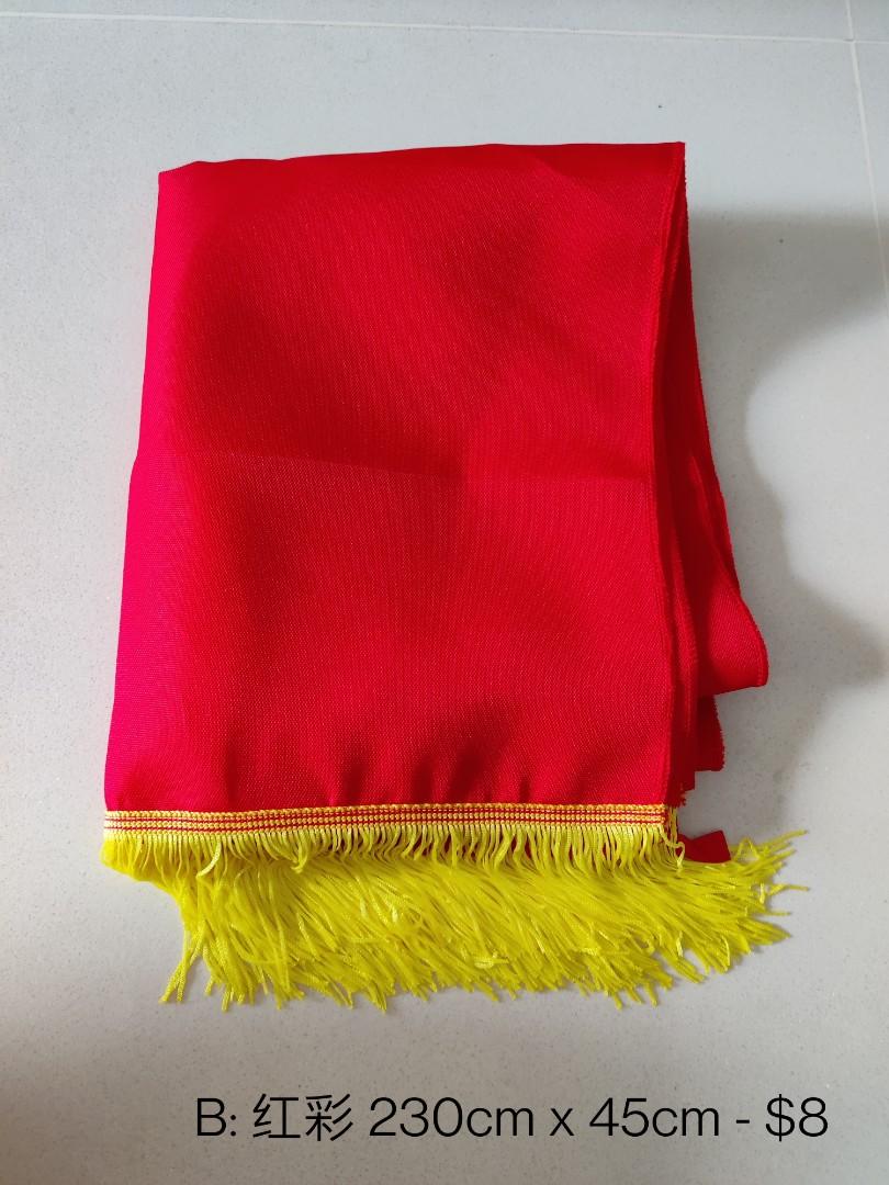 Wedding Essentials (Category: Occasions & Party Supplies) located in Singapore. Submitted by candycanes (Listing ID 1159638449, Image 3). Description: Items for sale have only been used during wedding day! 1. Red Cloth for hanging at door: $8 2. Bride Robe XL: $4 3. Hair Acc Ribbon: $5 Meetup: Bukit Timah/Bukit Panjang area Delivery: Add $3.20 for Speedpost registered mail.