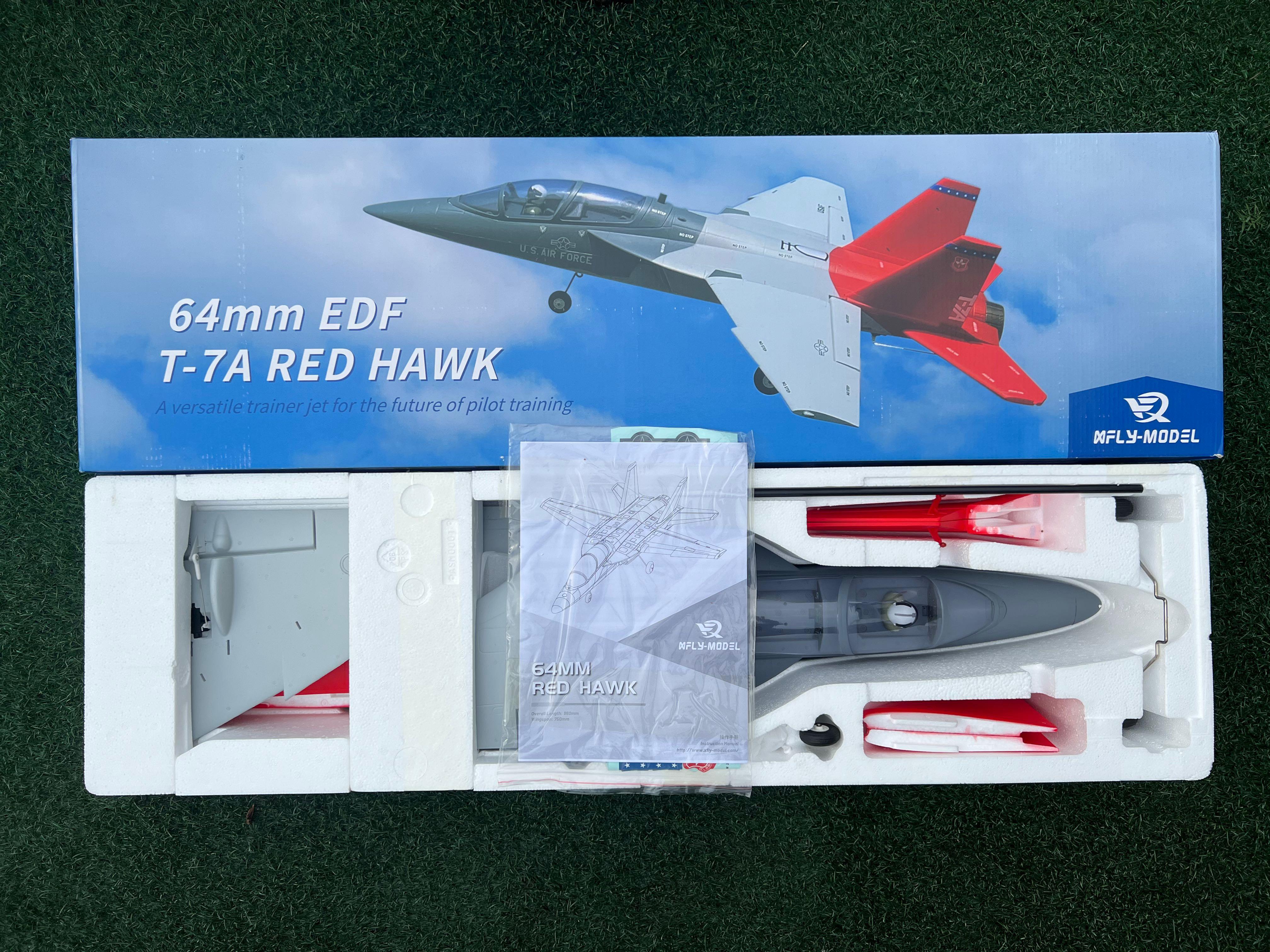 Xfly T7a Red Hawk 64mm Edf Jet Rc Plane Hobbies Toys Toys Games On Carousell