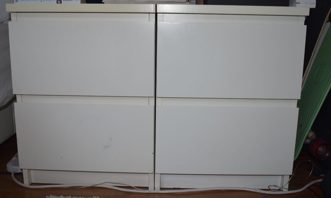 Ikea white drawers clearance, Furniture & Home Living, Furniture