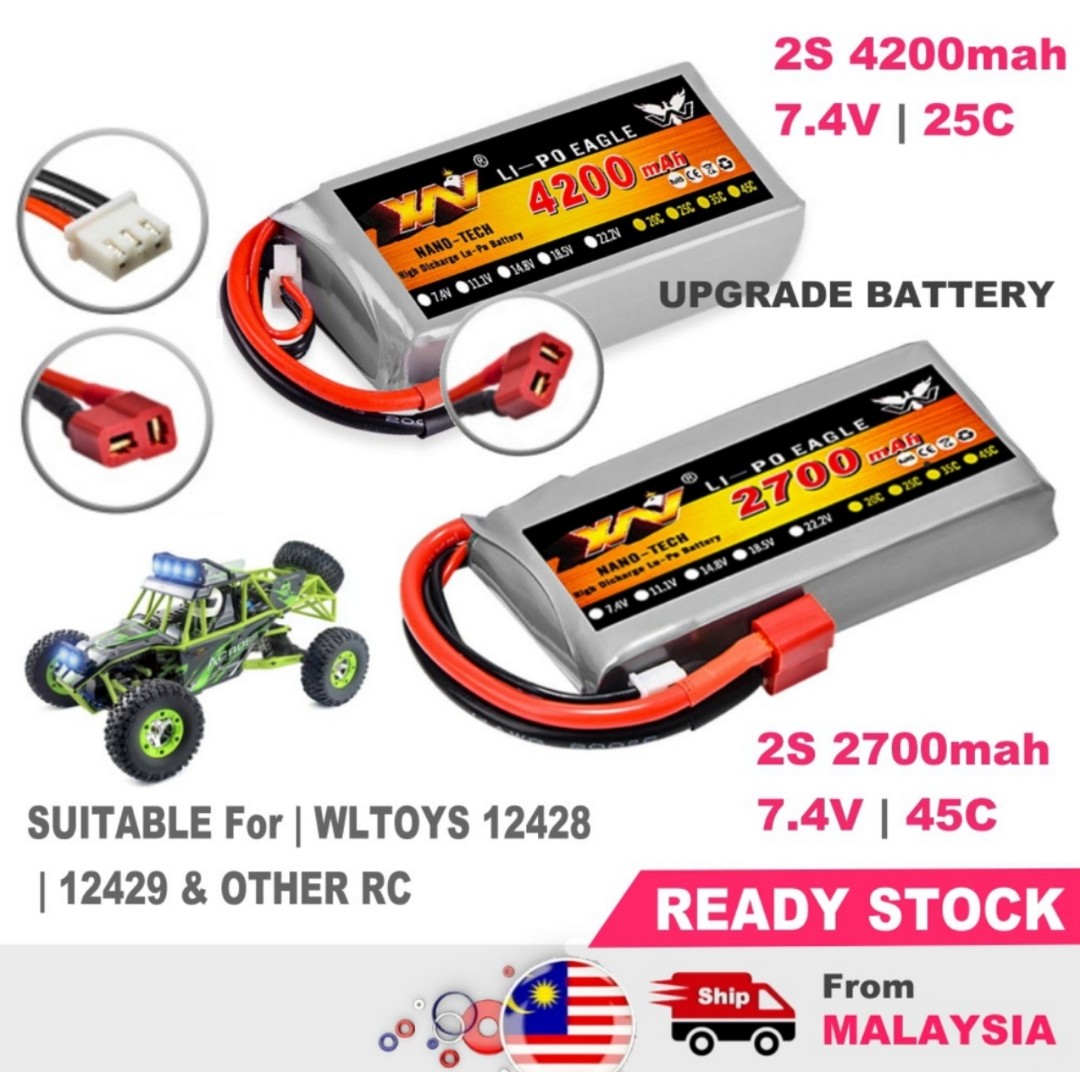 Best battery for wltoys 12428 clearance