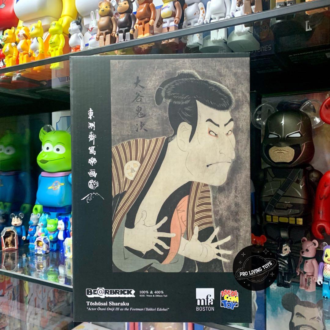 現貨發售IN STOCK]    BE@RBRICK - 東洲斎写楽「三代目大谷鬼次の奴