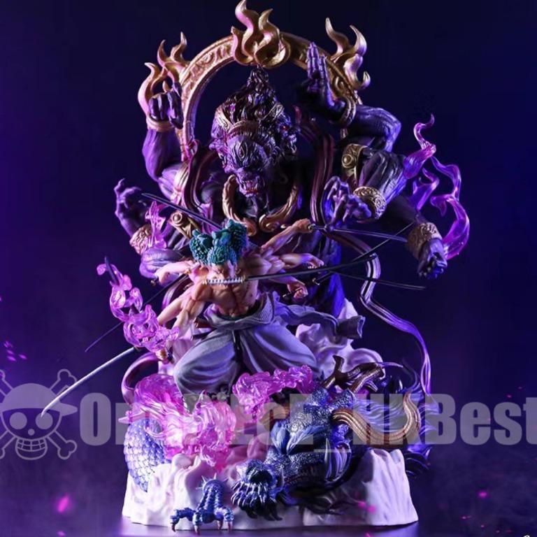 海賊王one Piece 鬼氣九刀流阿修羅索隆巨型雕像 52cm 興趣及遊戲 玩具 遊戲類 Carousell
