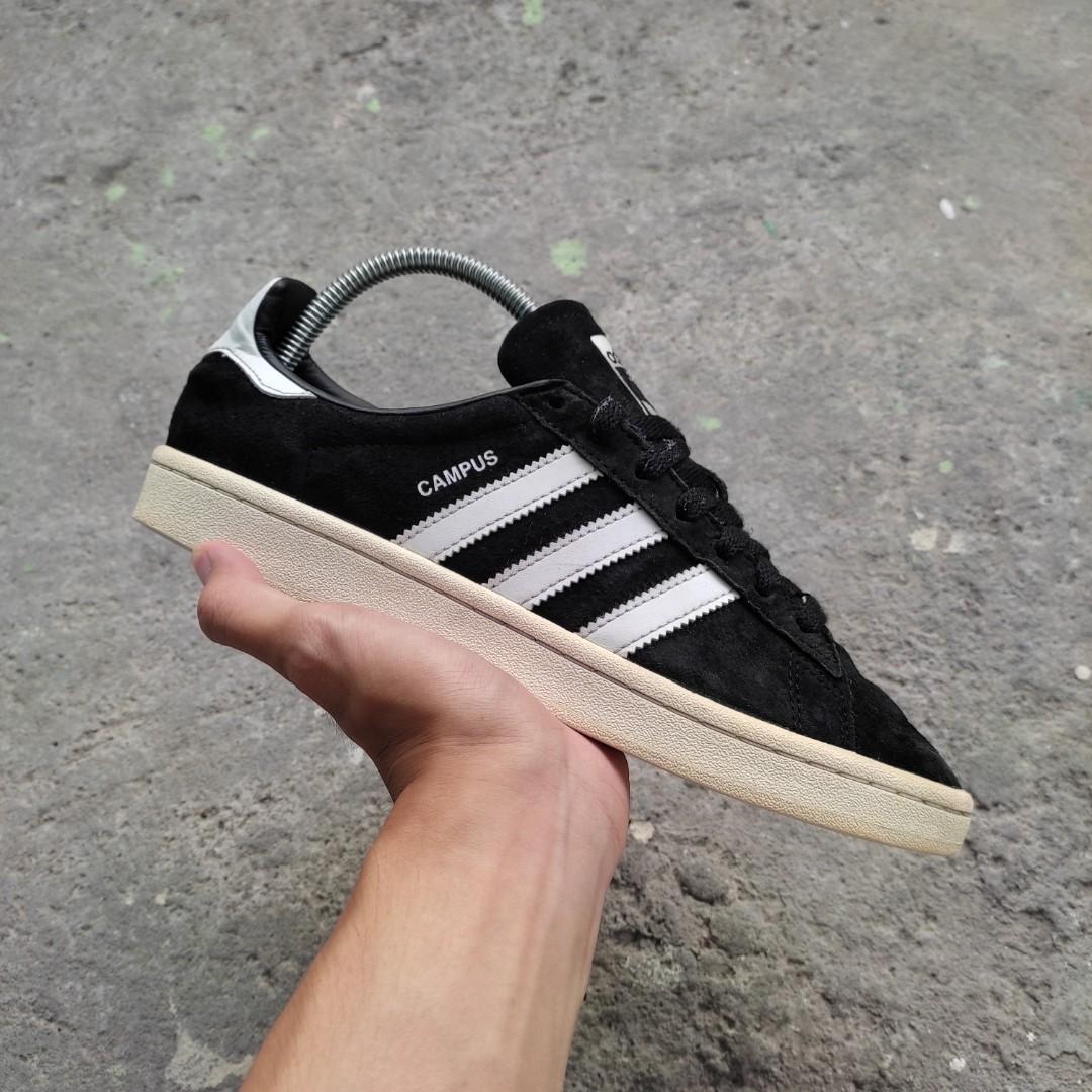Adidas Campus Black (7.5 men/8.5 women 
