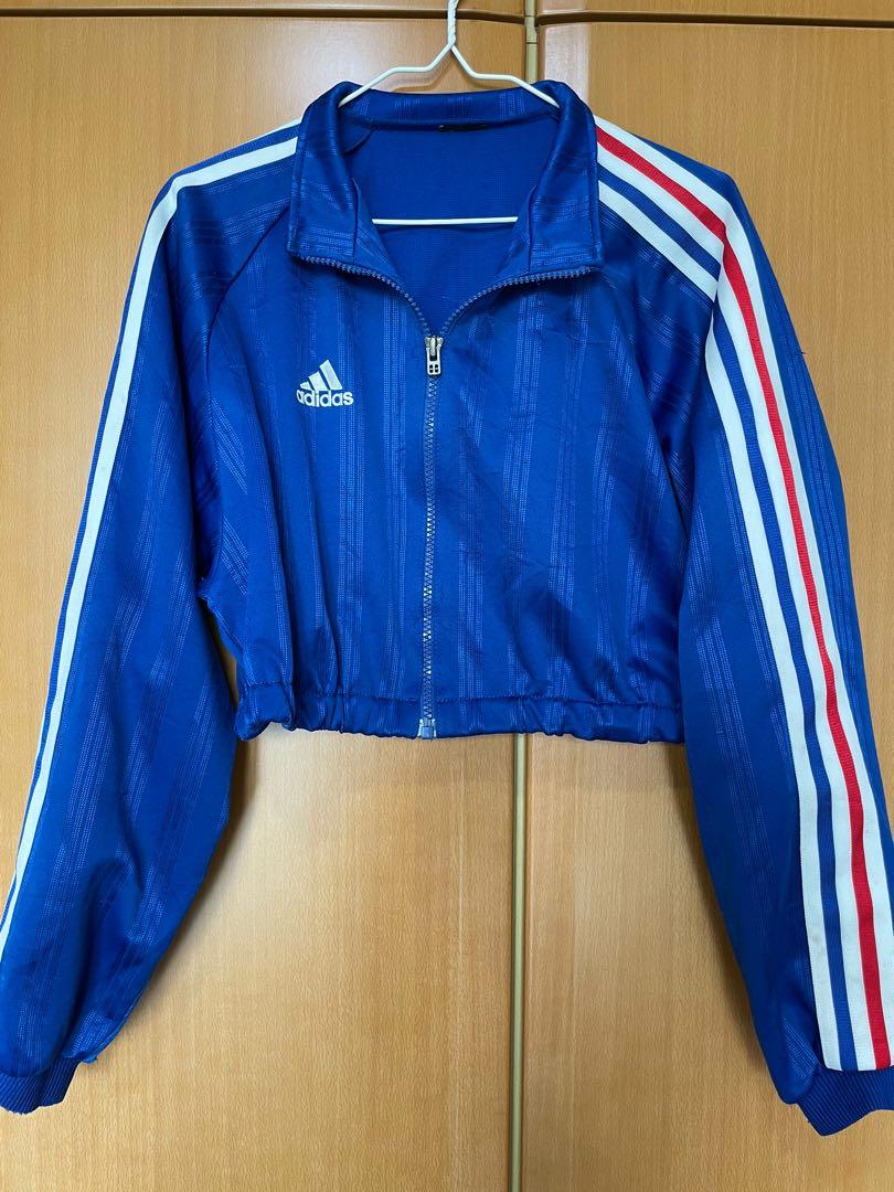 Adidas jacket cropped discount