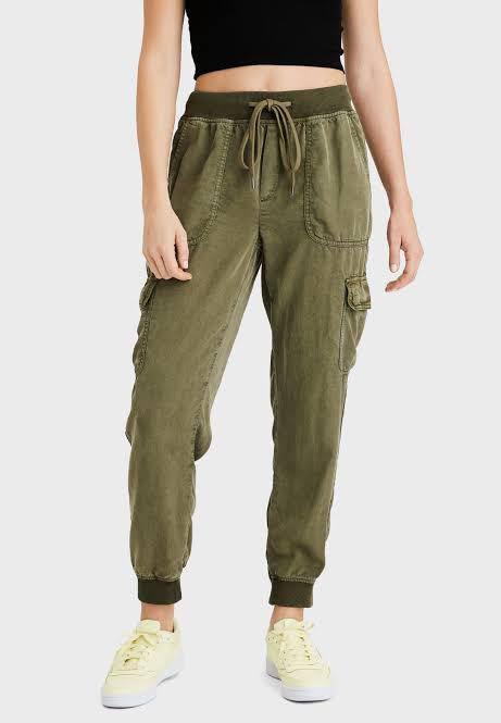 Aerie Easy green joggers, Women's 
