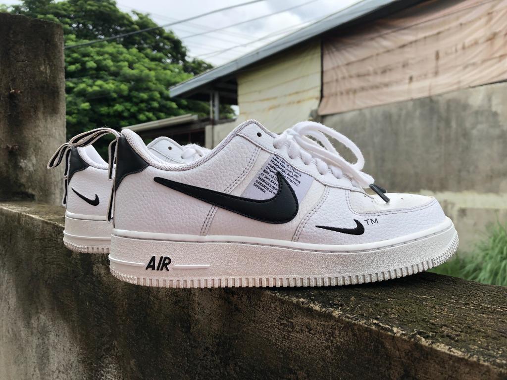 Nike Air Force 1 '07 lv8 Utility White/White-Black-Tour Yellow