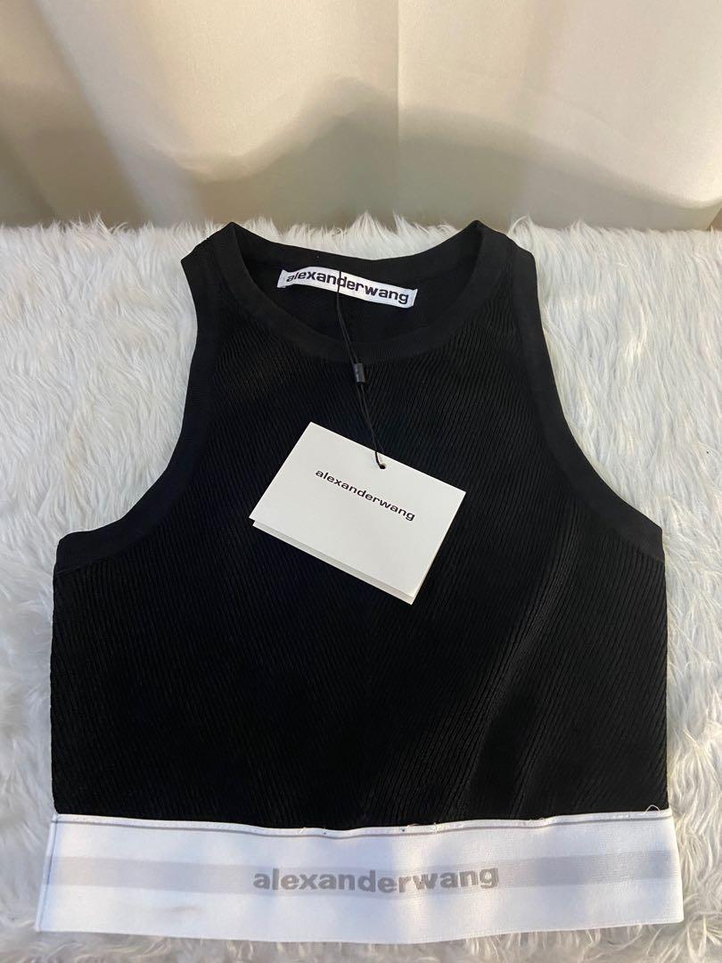 Alexander wang elastic top and bike shorts set coords preorder, Luxury,  Apparel on Carousell