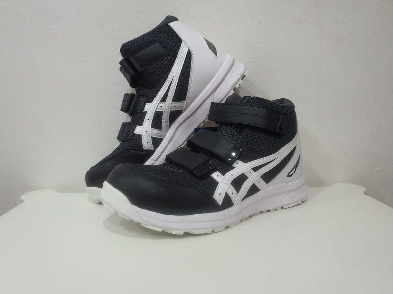Asics safety shoe high cut strap mesh type CP 203, Men's Fashion