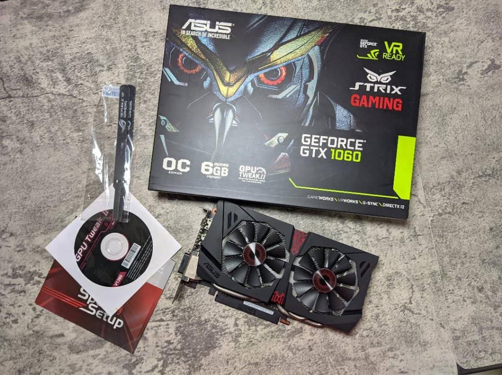 Strix Gaming Asus Gtx 1060 6gb Oc Edition Asus Rog Strix Geforce