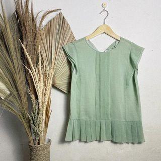 Atasan/blouse wanita hijau mint
