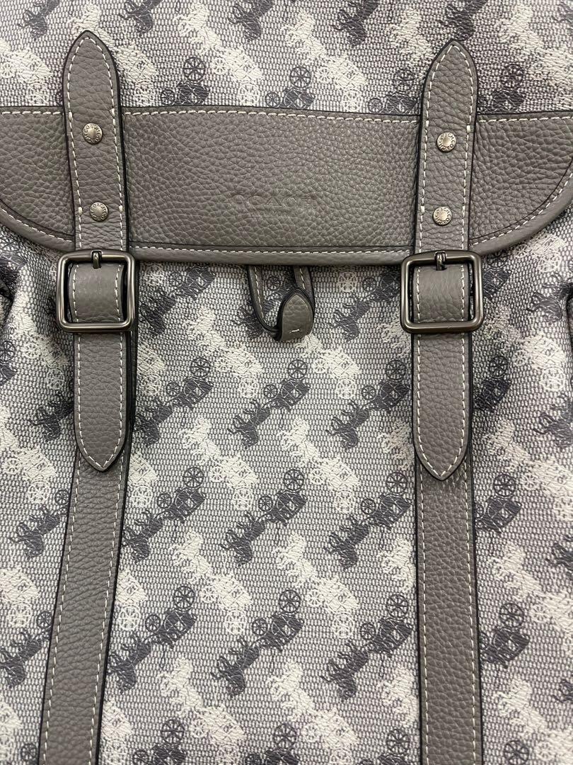 Authentic Coach C4072 monogram canvas backpack horse and carriage, Men ...