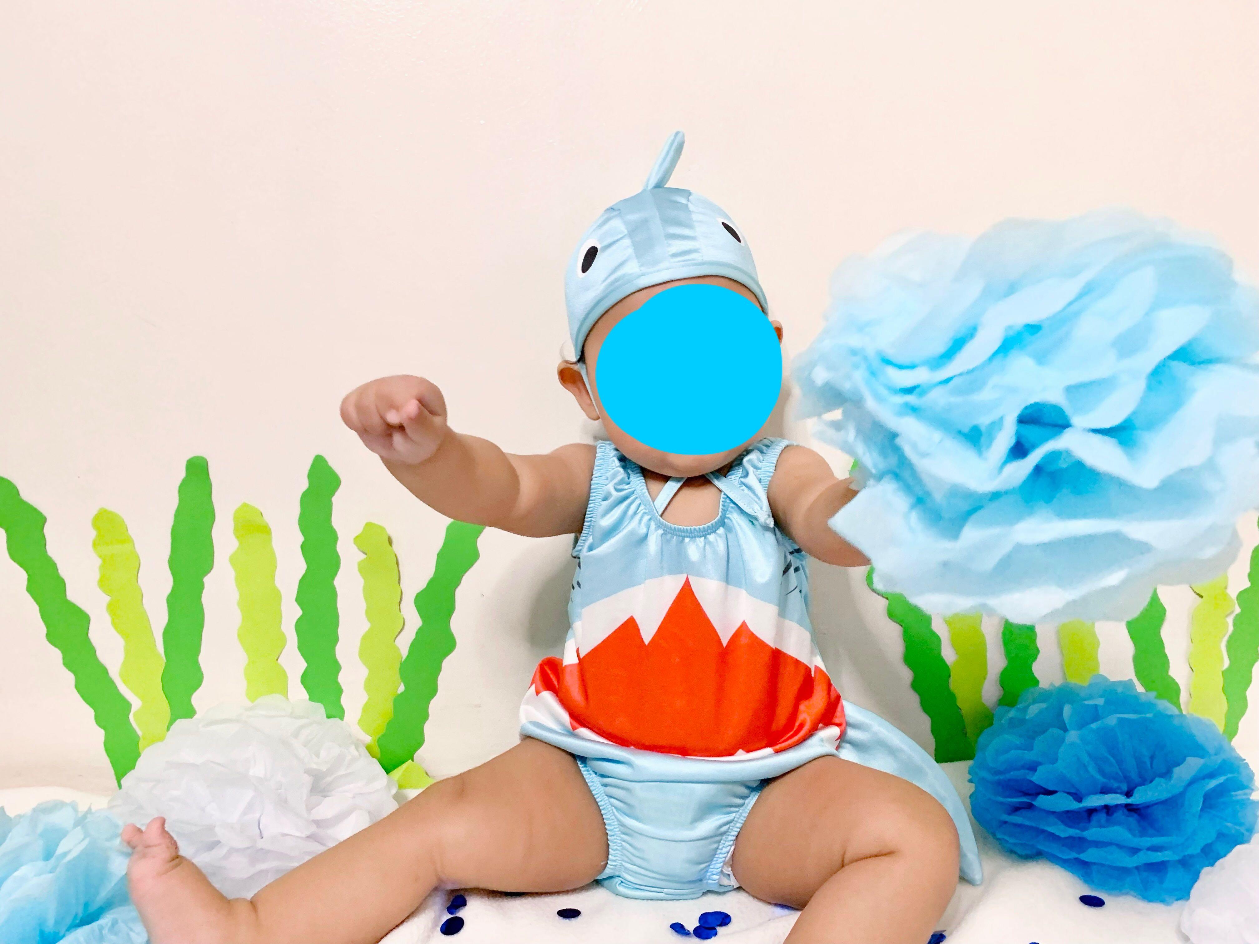 Baby best sale shark swimwear