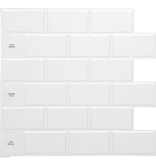 Backsplash self adhesive subway tile