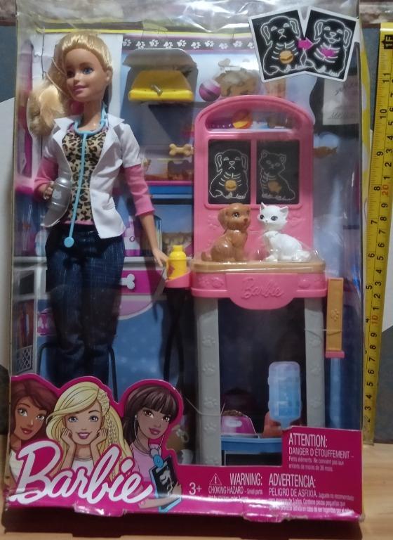 Mattel Barbie Careers Pet Vet Doll And Playset 