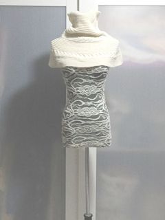 Beige scarf cape 頸巾披肩，no bargaining64199749953538110