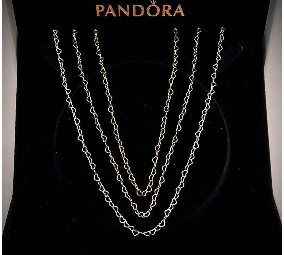 PANDORA LIMITED JOINED HEART NECKLACE 