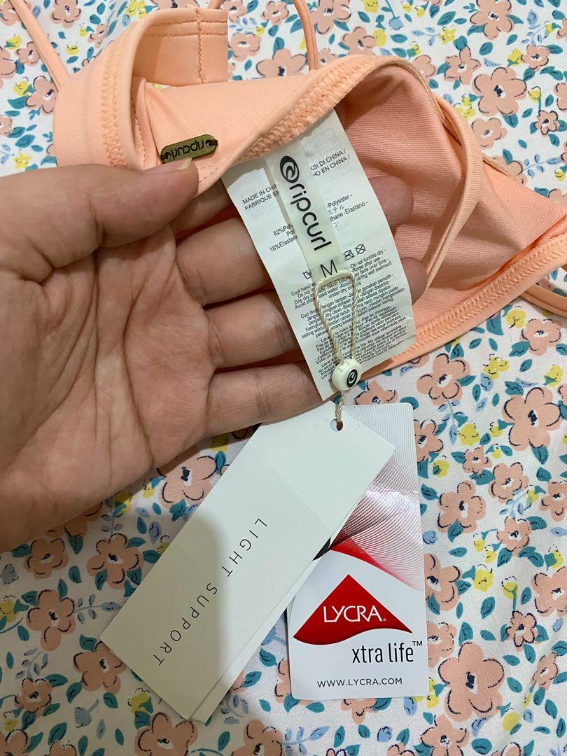 Bikini set ripcurl top sunseeker bikini panty (Category: Bikinis & Swimsuits) located in Morong. Submitted by lhea_ (Listing ID 1163916957, Image 3). Description: Original & brandnew ripcurls size medium top/ sunseeker medium bikini panty.