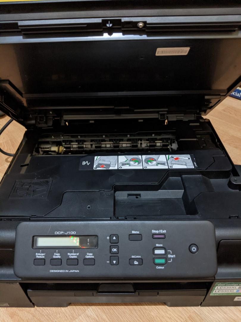 Brother DCPJ100 Broken Printer, Computers & Tech, Parts & Accessories