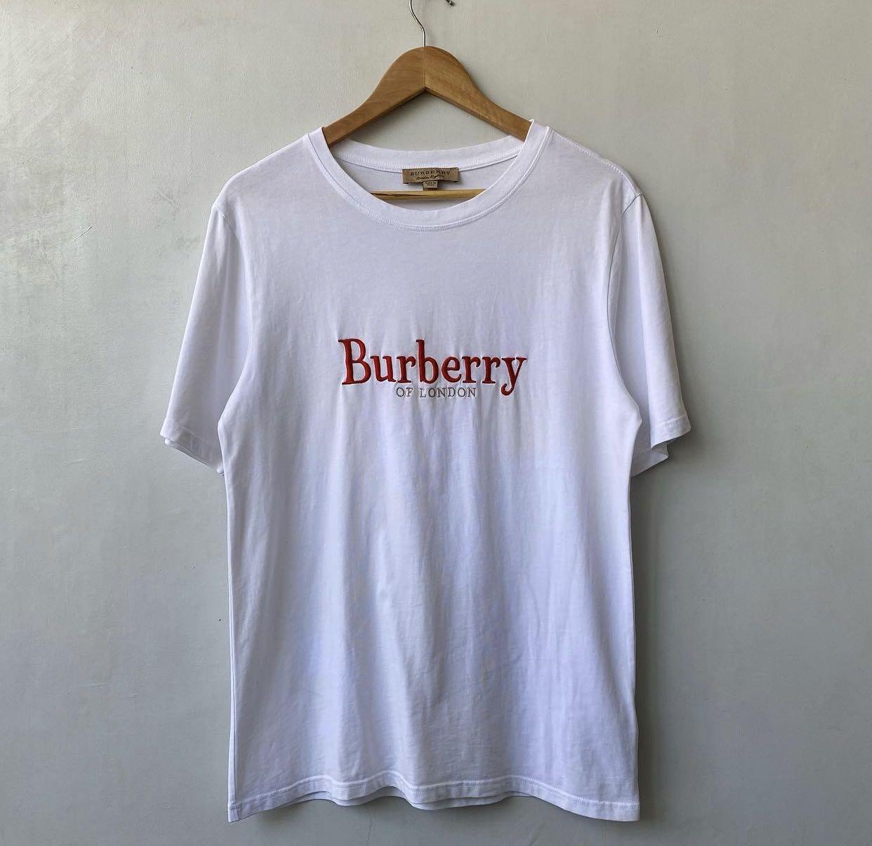 Burberry embroidered t shirt hot sale