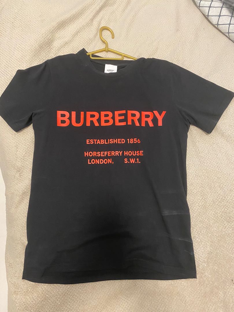 Burberry horseferry house logo t shirt, Men's Fashion, Tops & Sets ...