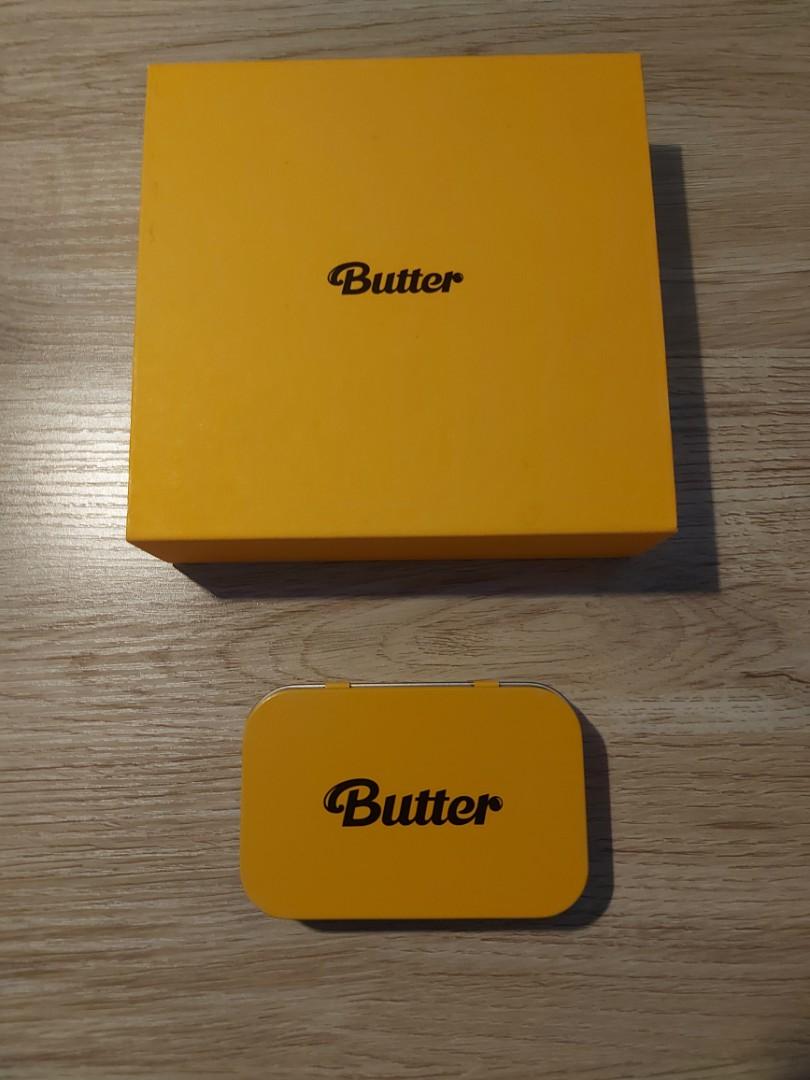 BTS Butter CD (Peaches/Cream) with POB (Category: CDs & DVDs) located in Pasig City. Submitted by haniarue (Listing ID 1163958758, Image 1). Description: ✅️ unsealed ✅️ from KR ✅️ 100% official merch RFS: declutering also need funds for new merch 😆 MOP: gcash, BPI, BDO or COD MOD: lalamove or grab message me if you have any questions 💜.