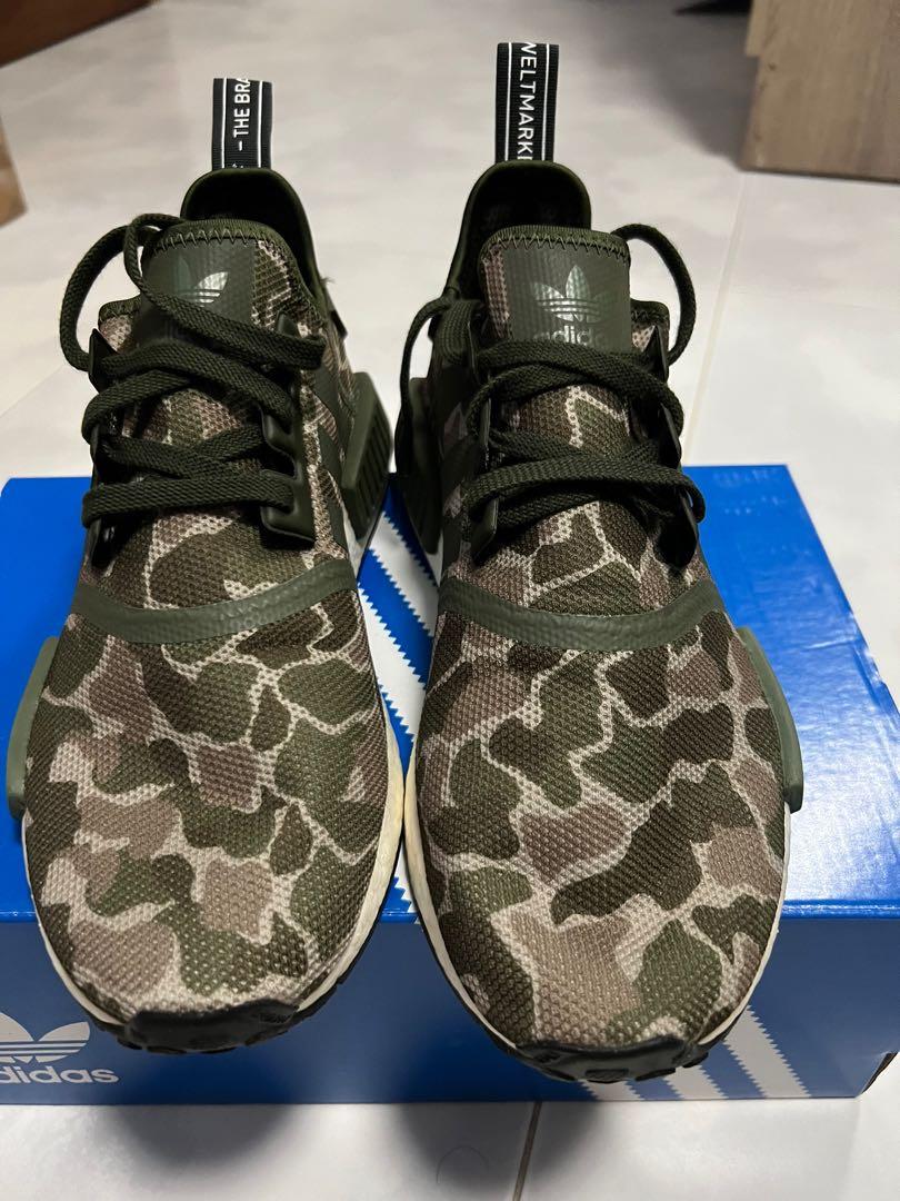 Camo Green NMD R1 Men s Fashion Footwear Sneakers on Carousell