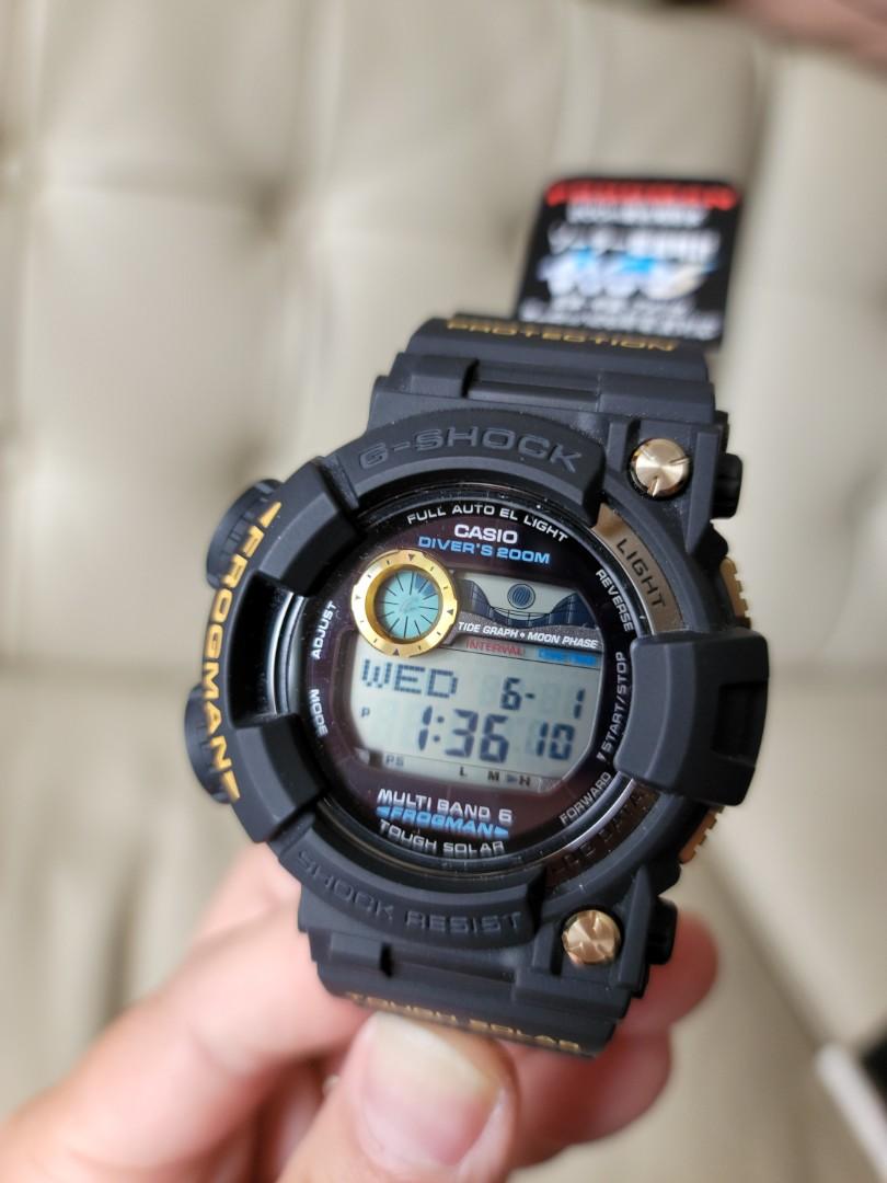 Casio G-Shock 5代金千蛙Frogman GWF-1000G-1JR 日本版gwf-1000, 名牌 