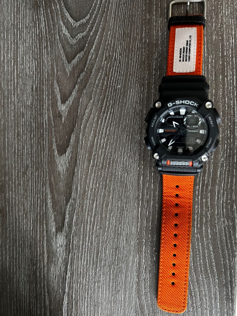 Casio g shock orange strap hot sale