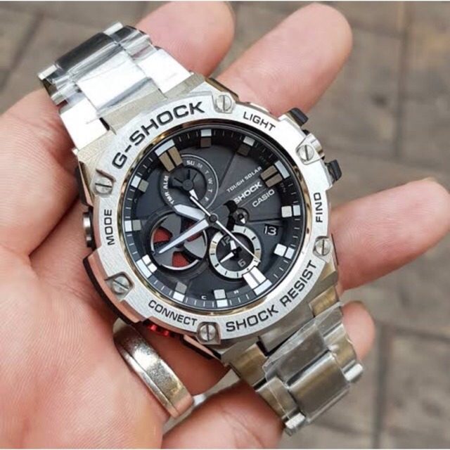 新品 CASIO G-SHOCK GST-B100D-1A 腕時計(アナログ