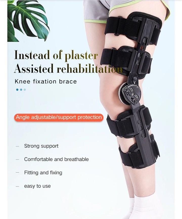 CE approved ROM knee support Orthopedic leg brace Hinged knee brace for